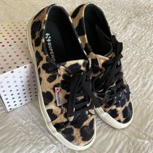 Superga Women's 2750 FANVELVETW Classic Leopard Shoes